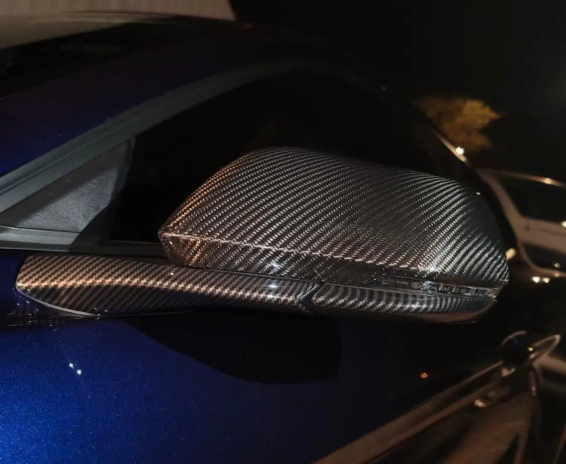 Mustang carbon fiber clearance mirror covers