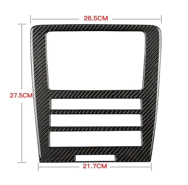 2010-2014 Mustang Carbon Fiber Navigation Multimedia Dash Trim