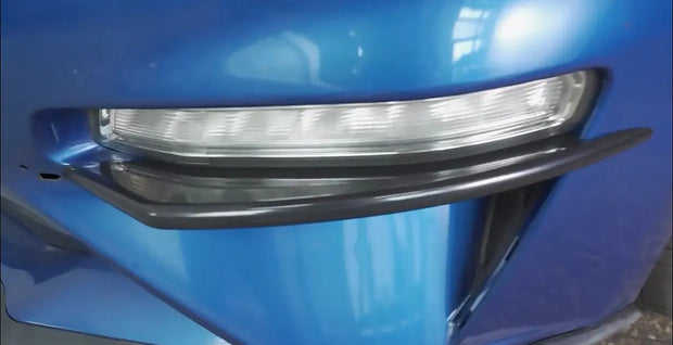 2018-2022 Mustang Front Bumper Foglight Canard Trim S550Euros