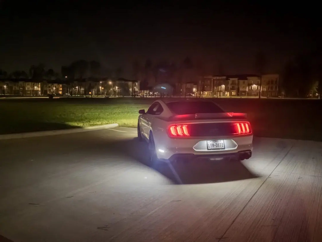Clear White LED Side Marker Lights For 2015-2020 Ford Mustang - Plug & Play Set