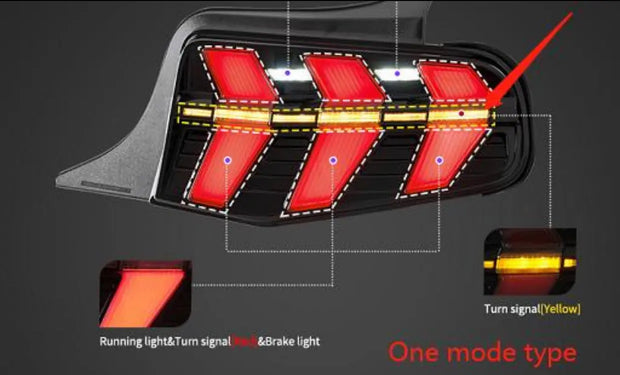 2010-2012 Mustang Taillight S550Euros