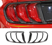 18+ Mustang Taillight Carbon style solid overlay