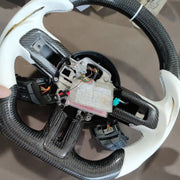 2015-2023 Mustang Carbon Steering Wheel Trim Replacement S550Euros