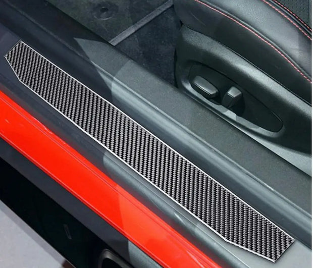 2016-2019 Camaro Carbon Fiber Door Seal Overlay S550Euros
