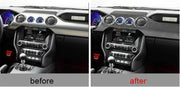 2015-2020 Mustang Carbon Fiber Performance Dash Trim Overlay Kit