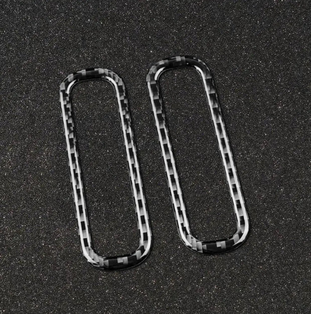 2010-2014 Mustang Carbon Fiber Door Vent Trim S550Euros