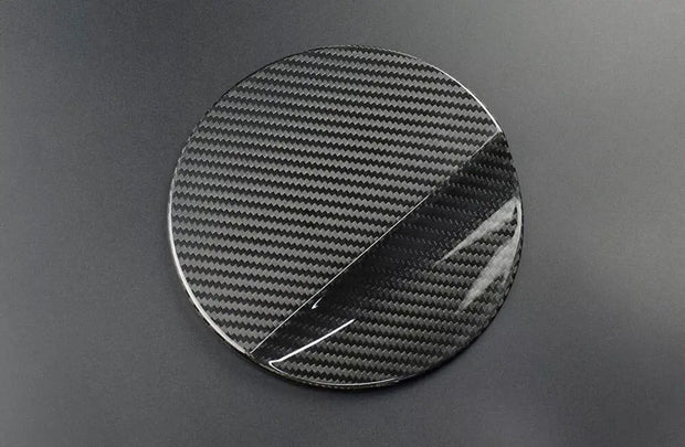 15+ Mustang Fuel Tank Solid Carbon Trim Overlay S550Euros