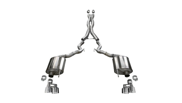 2018-2023 mustang Corsa Non-Valve Exhaust Kits S550Euros