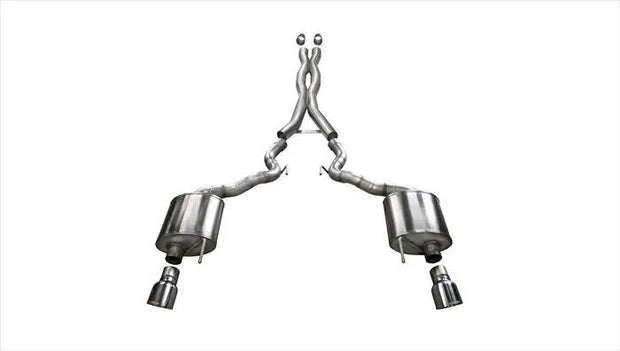 2015-2017 Mustang Corsa Single Tip Exhaust Kits